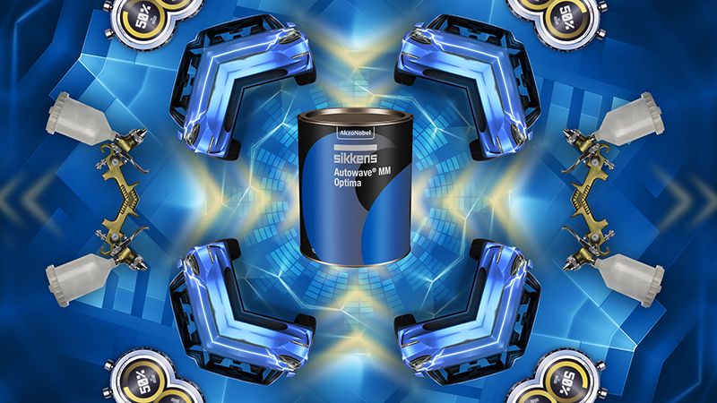 AkzoNobel introduceert een nieuwe generatie watergedragen basecoat om duurzaamheid te verbeteren en de productiviteit van schadeherstelbedrijven aanzienlijk te verhogen