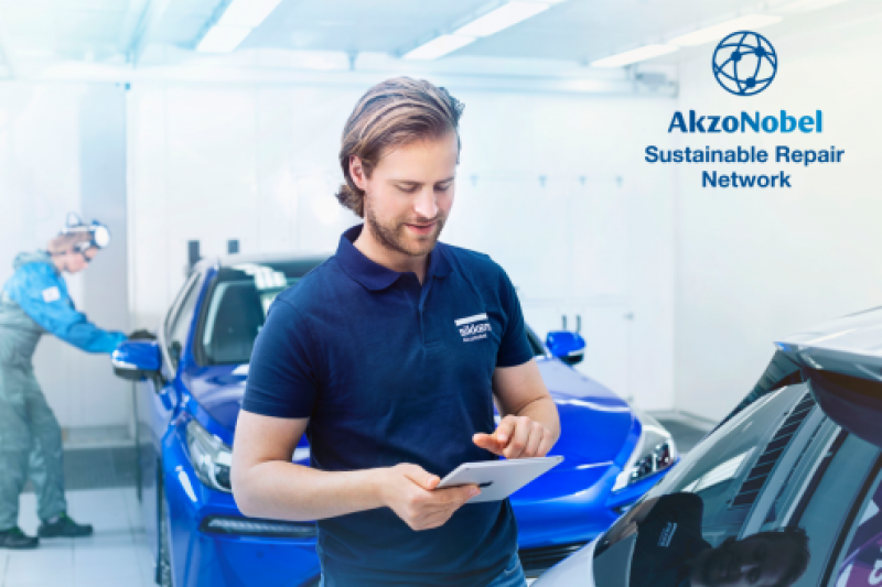 AkzoNobel Vehicle Refinishes erweitert sein nachhaltiges Reparaturnetzwerk in ganz Europa gallery image